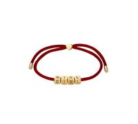 Elli - Bracciale Lettera Satin Viola 925 Sterling Silver Gold-plated Bracciali e Braccialetti 1 pieces female
