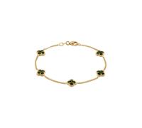 Elli - Bracciale senza pietra Quadrifoglio 925 Sterling Silver Gold-plated Bracciali e Braccialetti 1 pieces female