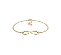 Elli Bracelet Infinity Diamond (0.03 ct.) 925 Sterling Silver Rose Gold Plated
