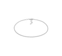Elli - Catena del cordolo Basic senza tempo discreto regolabile in argento sterling 925 Gioielli per i piedi 1 pieces female