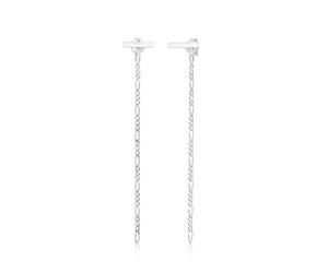 Elli - Catena di Figaro Basic Geo Look Trend Blogger in Argento Sterling 925 Orecchini 1 pieces female