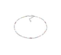Elli Cavigliera Elli Cavigliera Donne Perlas di Vetro Argento Sterling 925 Festival Espandibile 22cm