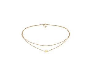 Elli - Choker in Argento Sterling 925 catena con sfere look a strati stella Collane 1 pieces female