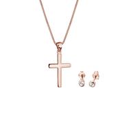 Elli - Ciondolo a Croce con spina di Cristalli in Argento Sterling 925 Set gioielli 1 pieces female