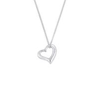 Elli - Ciondolo a forma di cuore ritagliato in modo Romantico in argento sterling 925 Collane 1 pieces female