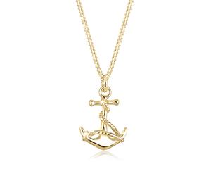 Elli - Ciondolo Ancora Tendenza Estate Marittima in Argento Sterling 925 Collane 1 pieces female