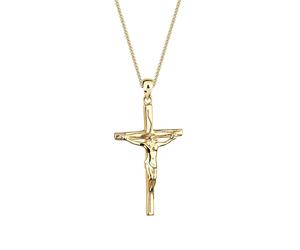 Elli - ciondolo croce fede religione classico in Argento Sterling 925 Collane 1 pieces female
