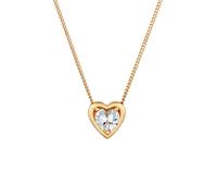 Elli - Ciondolo Cuore Amore in Argento Sterling 925 con Cristalli Zircone Collane 1 pieces female