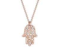 Elli - Ciondolo di Mano Hamsa con Cristalli in Argento Sterling 925 Collane 1 pieces female