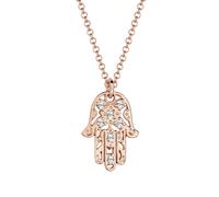 Elli - Ciondolo di Mano Hamsa con Cristalli in Argento Sterling 925 Collane 1 pieces female
