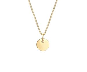 Elli - Ciondolo Placchetta di Base Geo Look in Argento Sterling 925 Collane 1 pieces female
