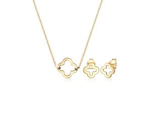 Elli - Ciondolo quadrifoglio in argento sterling 925 Set gioielli 1 pieces female