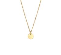 Elli - Ciondolo rotondo a forma di placchetta in argento sterling 925 Collane 1 pieces female