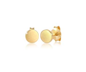 Elli - Circoli Basic Geo Rotonda Matt in Argento Sterling 925 Orecchini 1 pieces female