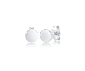 Elli - Circoli Basic Geo Rotonda Matt in Argento Sterling 925 Orecchini 1 pieces female