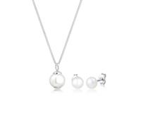 Elli - Classico Elegante Set Eleganti con perla d'acqua dolce in Argento Sterling 925 Set gioielli 1 pieces female