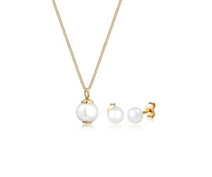 Elli - Classico Elegante Set Eleganti con perla d'acqua dolce in Argento Sterling 925 Set gioielli 1 pieces female