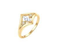 Elli - Coinvolgimento Elegante d'Epoca con Pietra di Zirconio in Argento Sterling 925 Anelli 1 pieces female