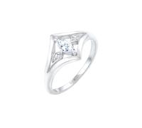 Elli - Coinvolgimento Elegante d'Epoca con Pietra di Zirconio in Argento Sterling 925 Anelli 1 pieces female