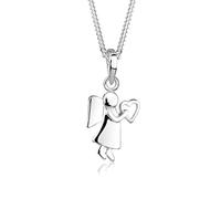 Elli Collana Angelo Cuore da Donna, in Argento 925