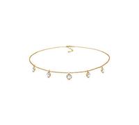 Elli Collana Choker Kristalle 925 Sterling Silber