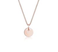Elli Collana Ciondolo Piastra Base in Argento Sterling 925 da Donna