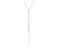 Elli Collana Collana a Y da donne con bacchetta minimal in argento sterlino 925