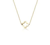 Elli - Foglia di Trifoglio Portafortuna Filigrana in Argento Sterling 925 Collane 1 pieces female