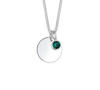 Elli Collana con Pendente con Cristallo da Donna, in Argento 925