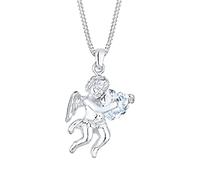 Elli Collana con Pendente da Donna in Argento con Ossido di Zirconio