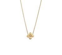 Elli - Collana con Perle Donne Ciondolo Fiore Catena Perla Sintetica Bianca Argento Sterling 925 45 cm Collane 1 pieces female
