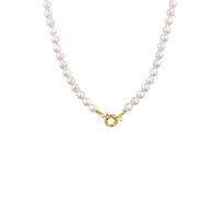 Elli - Collana corta con perle Perla sintetica Bianca 925 Sterling Silver Collane 1 pieces female