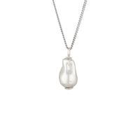 Elli - Collana corta con perle Shell Pearl Bianco 925 Sterling Silver Gold-plated Collane 1 pieces female