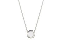 Elli - Collana corta con pietra Cerchio Cristallo di rocca Trasparente 925 Sterling Silver Collane 1 pieces female