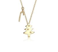 Elli Collana da donna con ciondolo a forma di albero di Natale, in argento sterling 925, 450, Sfaccettatura, Senza gemme