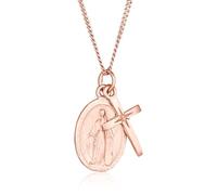 Elli Collana da donna con ciondolo a forma di croce in argento sterling 925