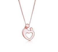 Elli - Madre Bambino Cuore Legame in Argento Sterling 925 Collane 1 pieces female