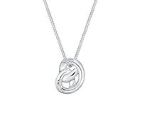 Elli Collana da donna con ciondolo in argento Sterling 925 e cristallo