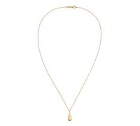 Elli - Collana da donna con pendente goccia in argento 925 color oro 60 cm