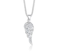 Elli Collana da Donna in Argento 925 con Cristalli Swarovski