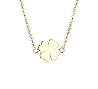 Elli Collana Donna Ciondolo Quadrifoglio Portafortuna in Argento Sterling 925