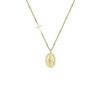 Elli - di con Ciondolo Immagine di Maria e Croce in argento sterling 925 Collane 1 pieces female