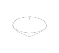 Elli Collana Donna Choker Layer Look Look Palla Catena Collana a catena con quarzo rosa in argento 925 placcato oro 925
