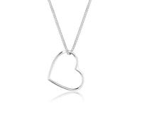 Elli - Ciondolo Cuore di Base in Argento Sterling 925 Collane 1 pieces female
