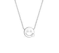 Elli Collana Donna Ciondolo Emoji Giocoso in Argento Sterling 925