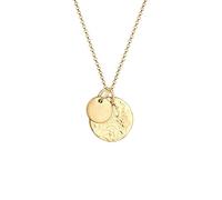 Elli Collana Donne Placchetta Geo Aspetto Organico in Argento Sterlino 925