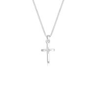 Elli Collana Donne Ciondolo Croce Incisione a Stella Fede in Argento Sterlino 925