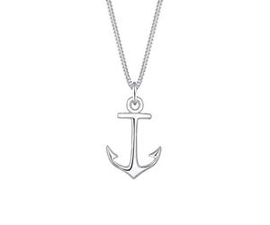 Elli Collana Donne Corazza Ciondolo Ancora Marittimo in Argento Sterlino 925