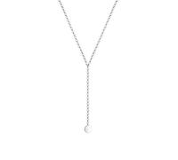 Elli - Girocollo Catena a Y Placchetta Geo in Argento Sterling 925 Collane 1 pieces female