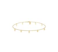 Elli Collana Donne Girocollo Geo Cerchio di Base Spossato Moneta in Argento Sterlino 925